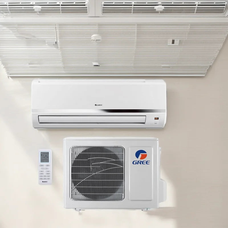 Gree Split Wall Mounted Type Air Conditioning 9000Btu/12000Btu/18000Btu/24000Btu Inverter Air Conditioner Smart Home Appliance